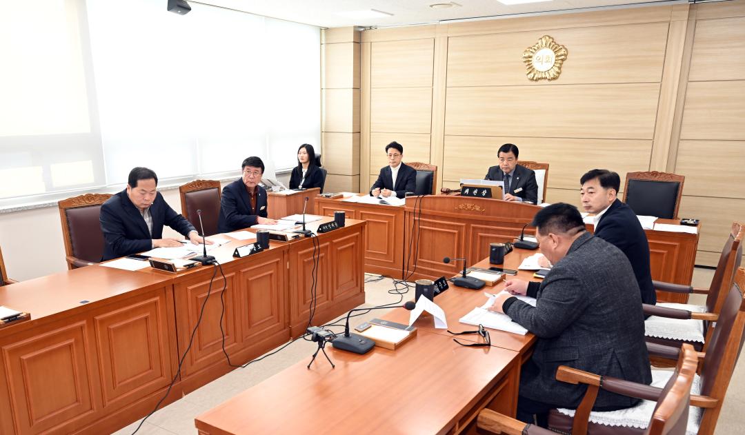 제266회 보령시의회 임시회 제1차 상임위원회