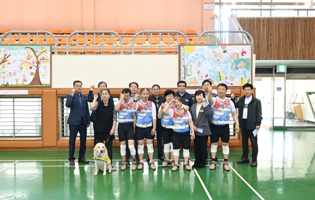제31회 충청남도장애인체육대회 종목별 강화훈련장 격려