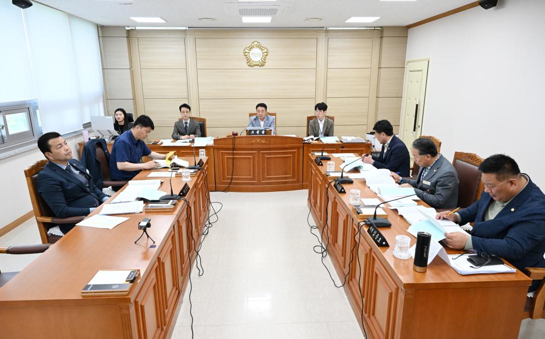 제258회 보령시의회 임시회 상임위원회