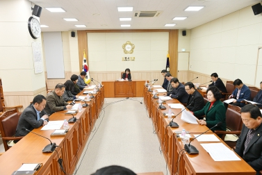 보령시의회 당면현안 회의