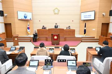 제265회 보령시의회 임시회 제1차 본회의