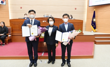 김홍기, 김정훈 의원 충남의정봉사상 수상