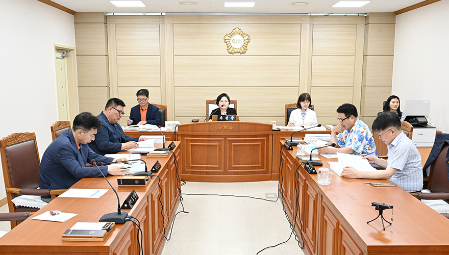 보령시 의회운영위원회 사진